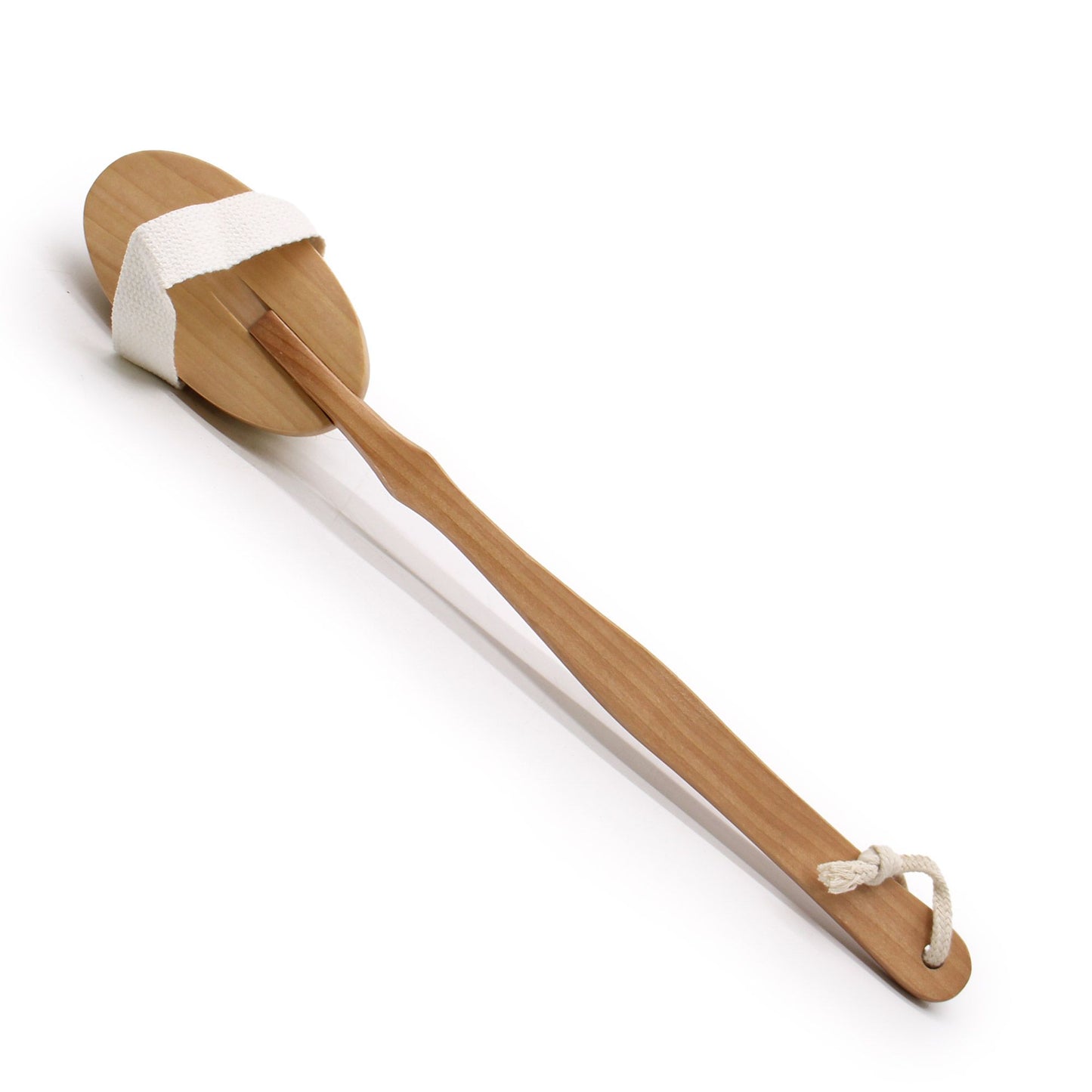Natural bristle long handle body brush – daily exfoliating shower brush for smooth, radiant skin | WoodenLandia