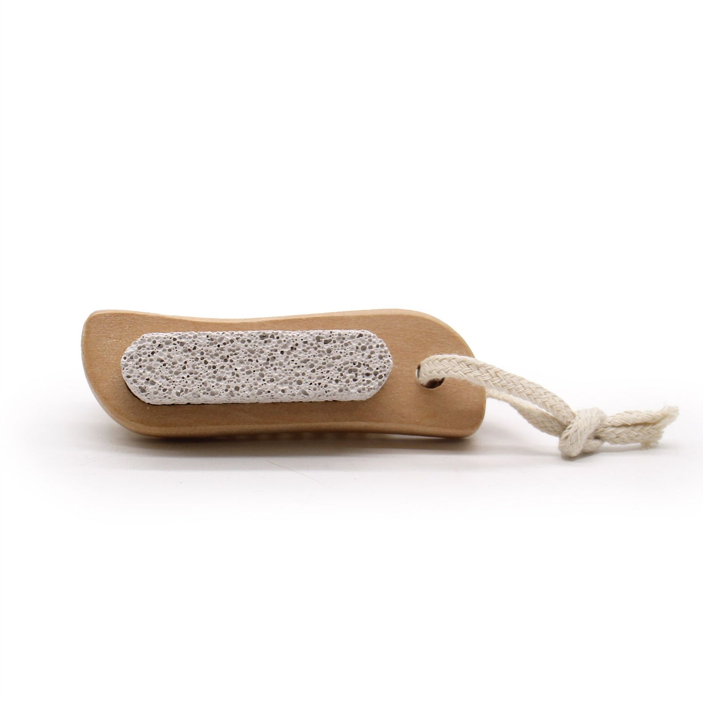 Natural 2-in-1 body scrub brush and pumice stone – exfoliator for rough skin and calluses | WoodenLandia