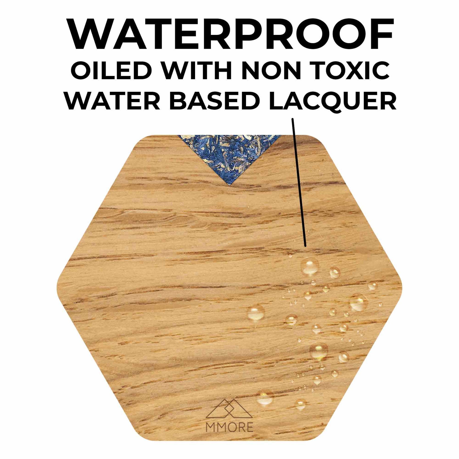 Wooden Coasters - Oak / Set of 4 Coasters-1