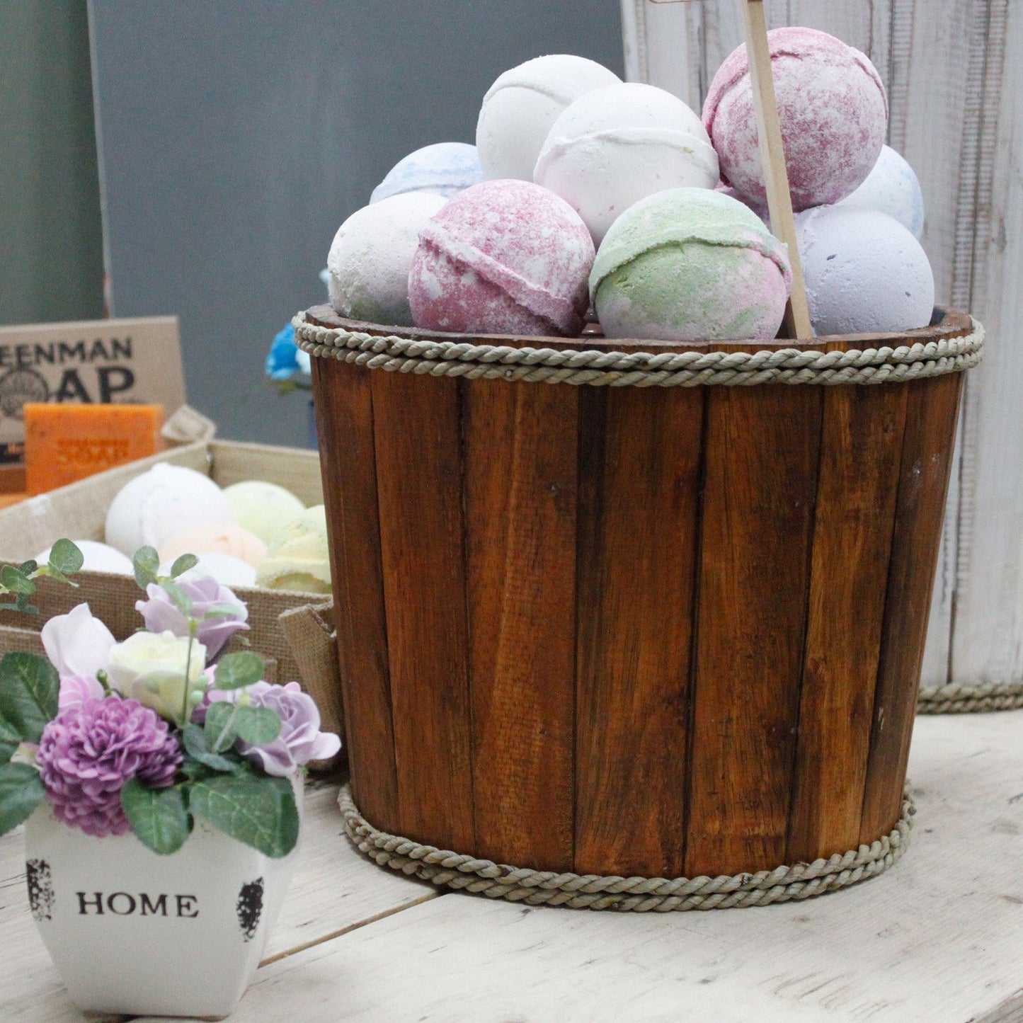 Kleine maritime Präsentationswanne – Braun, 21 x 29 cm