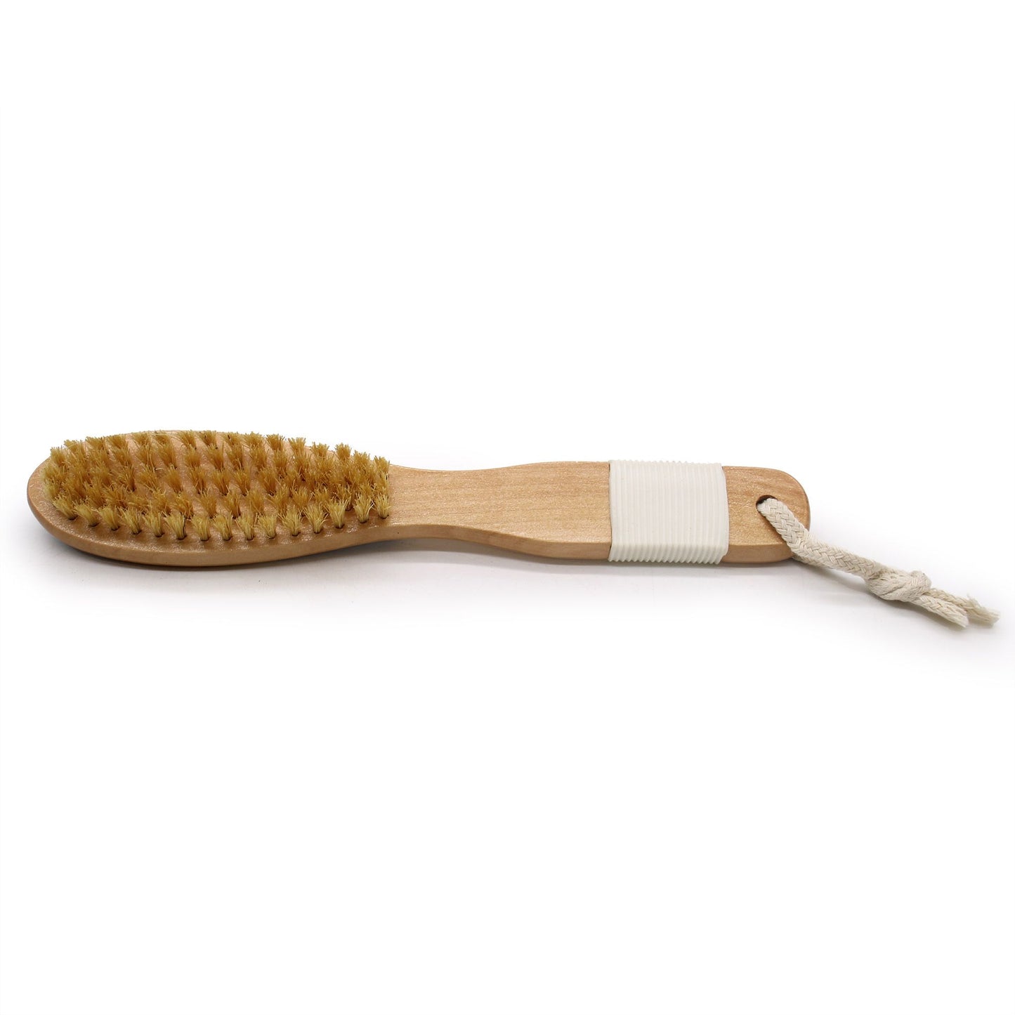 Natural dual-sided body scrub brush – double texture exfoliating brush for smooth skin | WoodenLandia