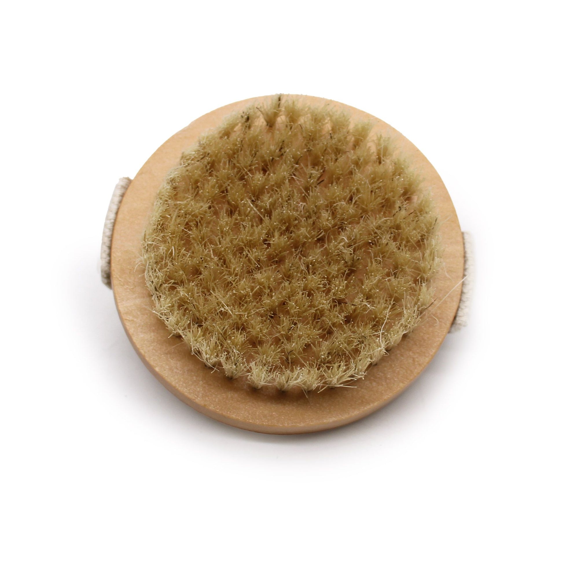 Hand grip body scrub brush with firm natural bristles – deep exfoliating shower brush | WoodenLandia