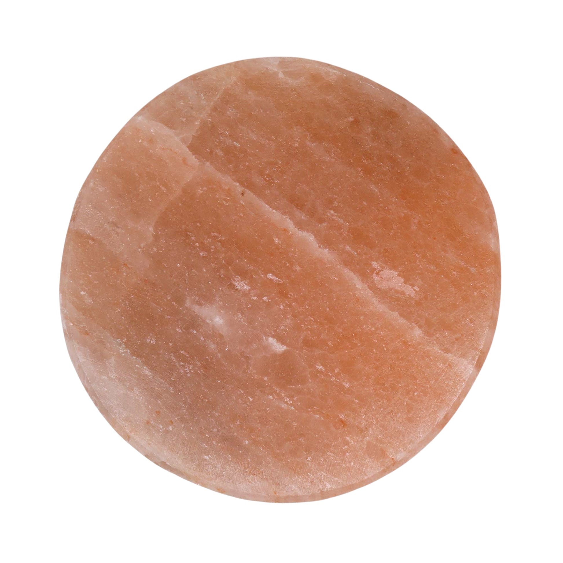 Round Himalayan salt cooking plate 20x20x5 cm