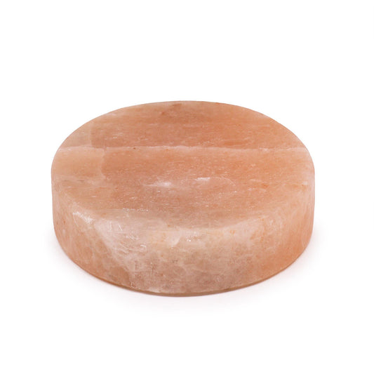 Round Himalayan salt cooking plate 20x20x5 cm