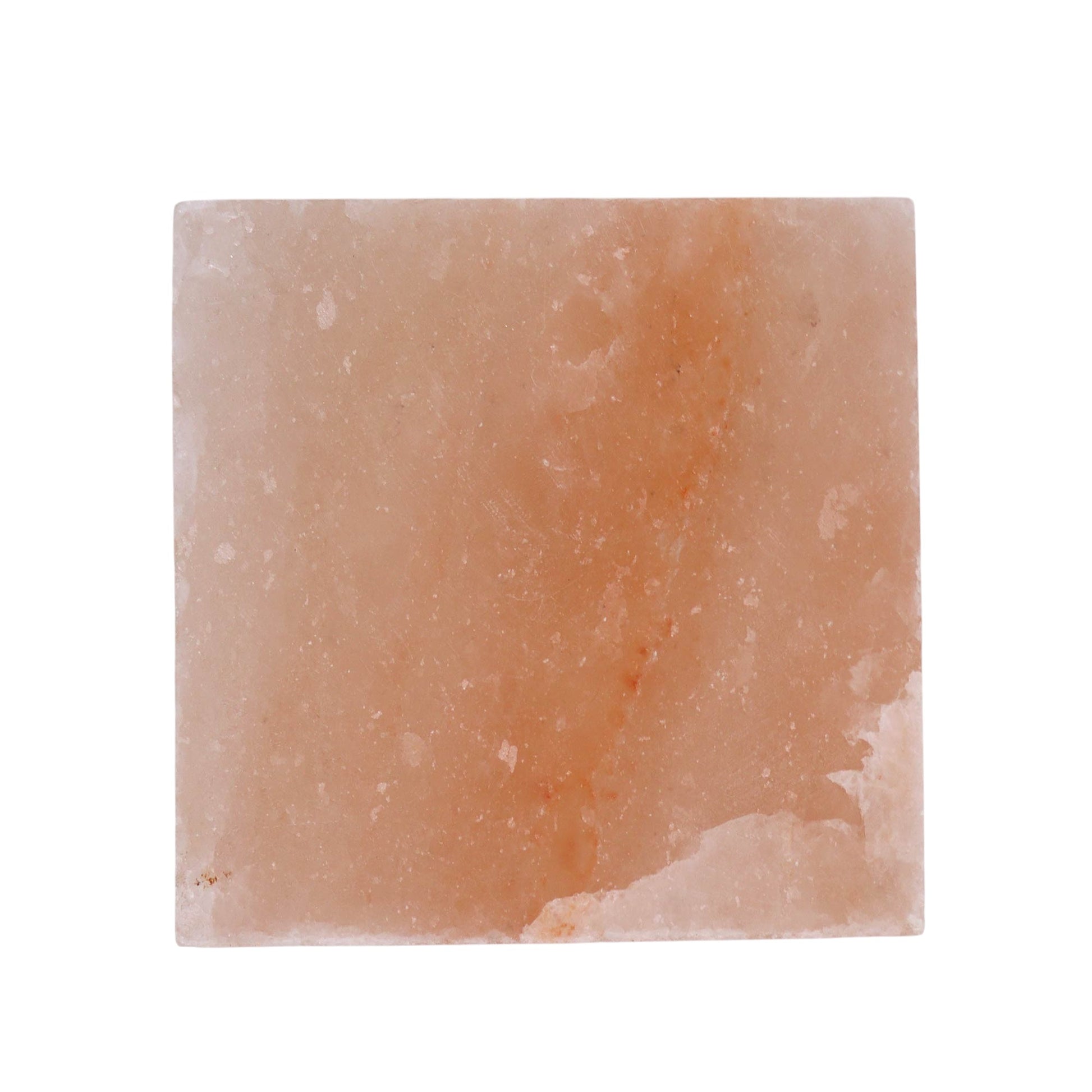 Square Himalayan salt cooking plate 20x20x5 cm