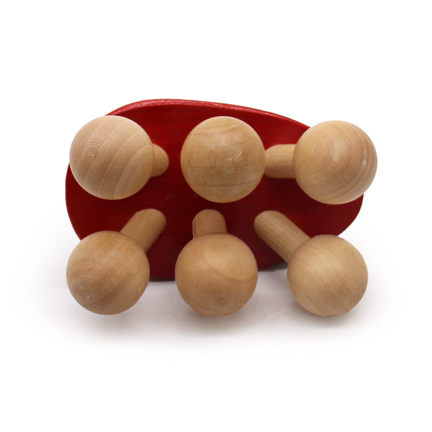 Wooden ladybug massager for everyday self-care and relaxation