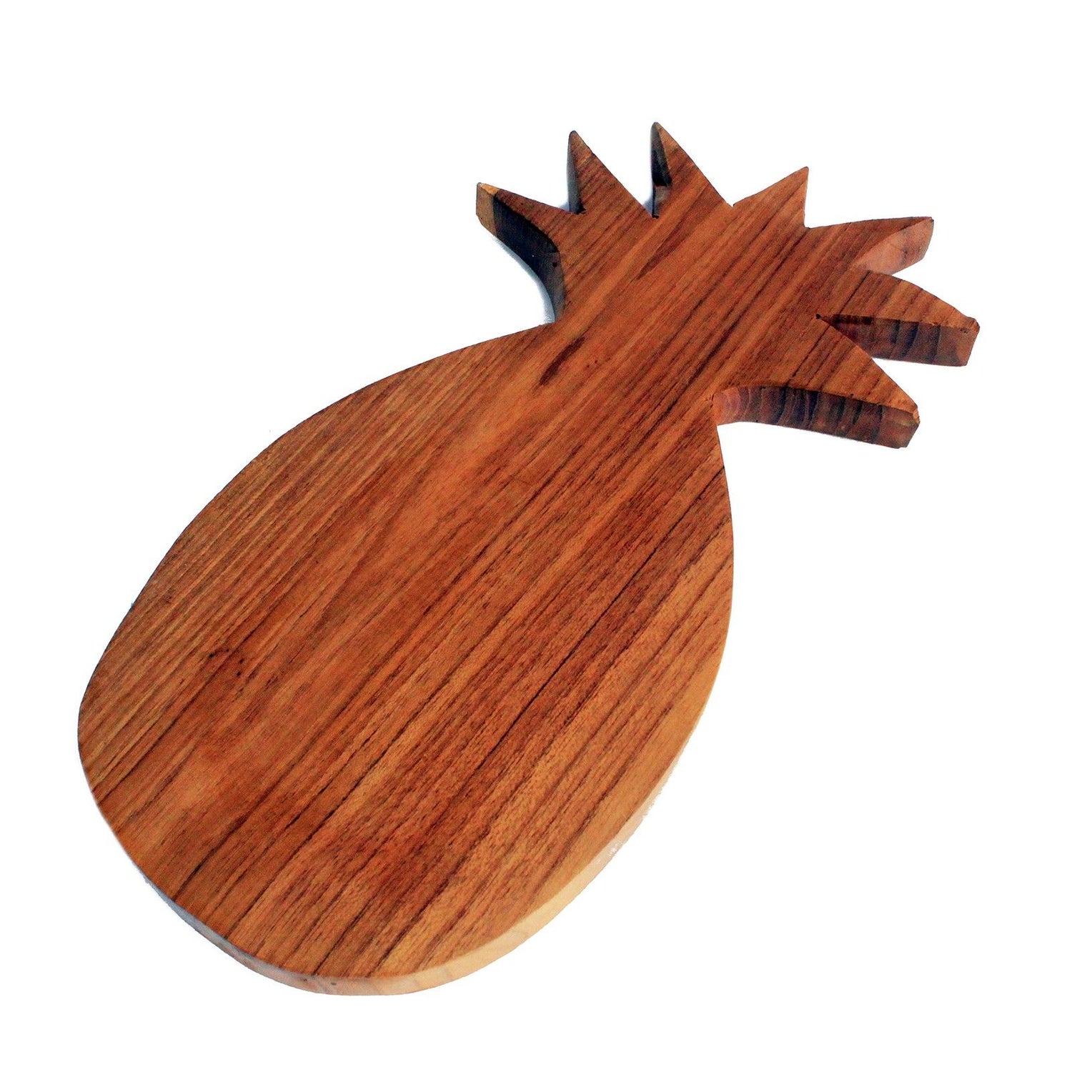 Pineapple-shaped wooden cutting board | WoodenLandia