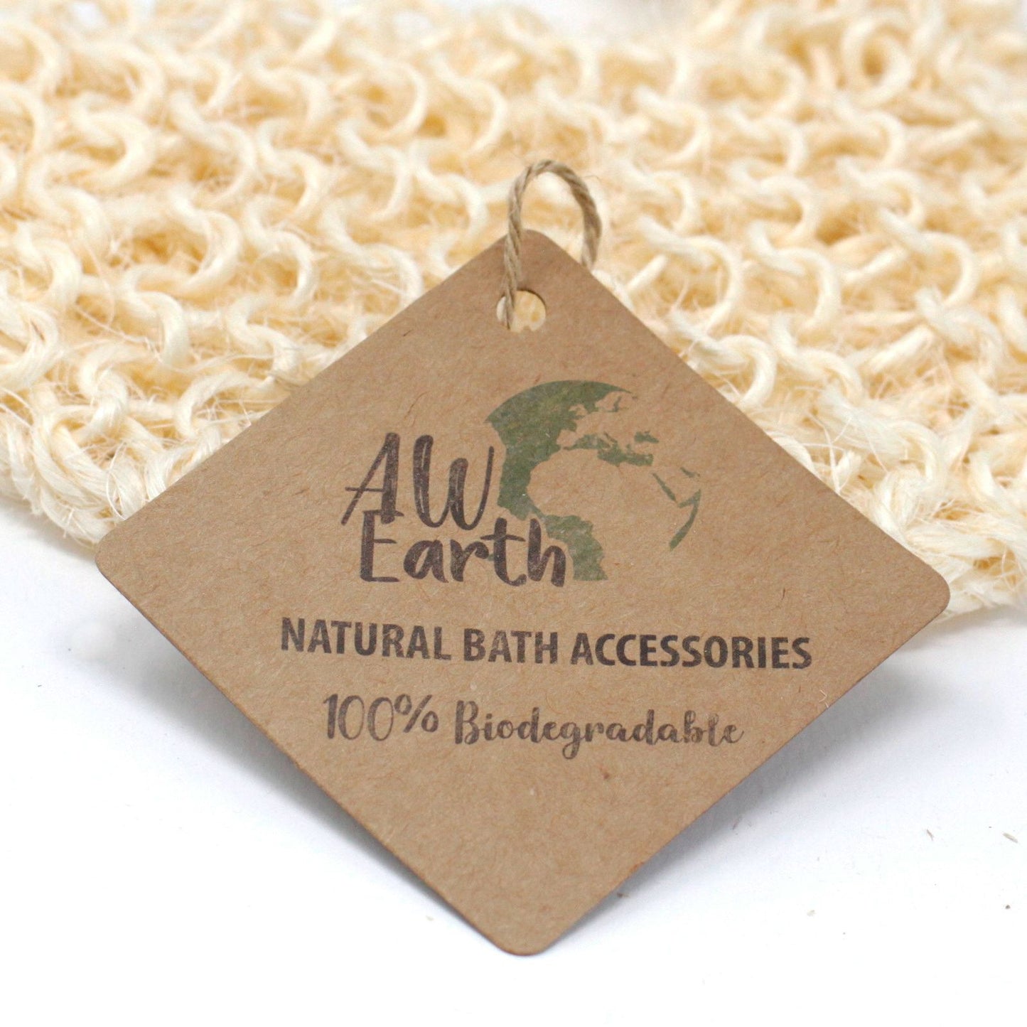 Natural sisal exfoliating glove – plant-based body scrub mitt for smooth skin | WoodenLandia